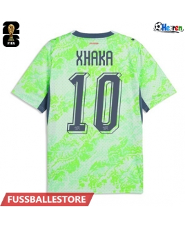 Günstige Schweiz Granit Xhaka #10 Auswärtstrikot WM 2026 Kurzarm